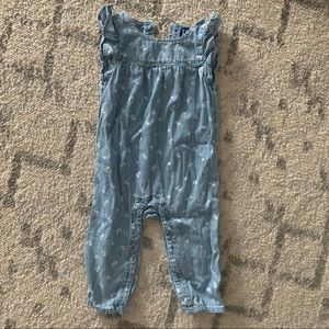 GAP Baby Denim Ruffle One Piece